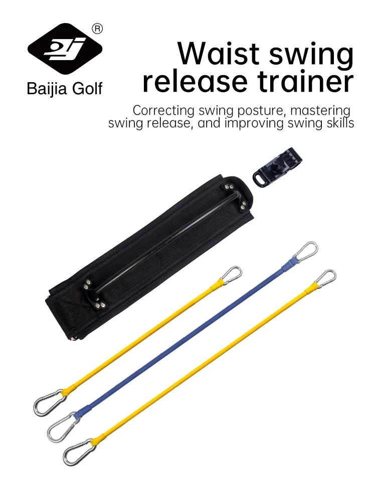 

BAIJIA Golf Swing Training Aid Arm Waist Band Posture Correction Practicing Guide Belt for Golf Beginner Correcting Tools