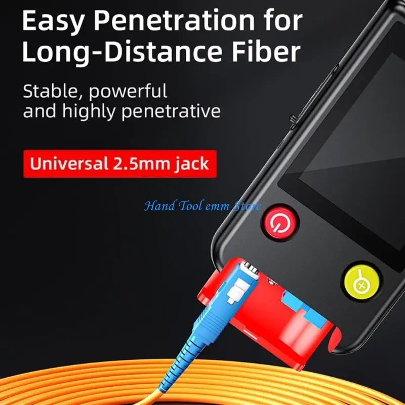 H37F Combined Fiber Tester for Fault Event and Red-Light Link Checks