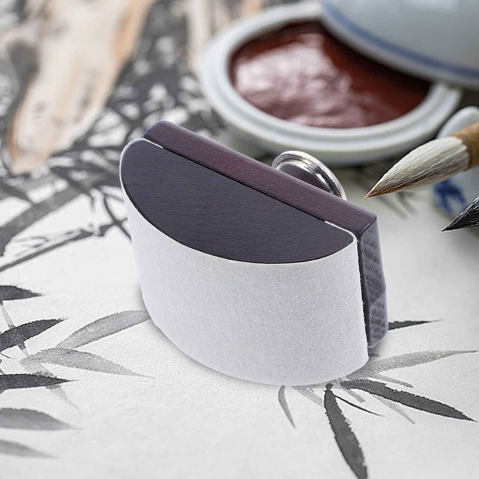 Ink Craft Rocker Absorber Student Blotter Wood Szybkoschnące narzędzie do pióra wiecznego