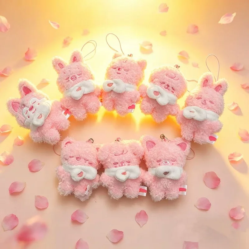 

New 16 2026 Fans SKZoo Mini New Version Plush Doll Staykids Keychain Pendant 5cm Creative Pink Doll Pendant Children's Gift