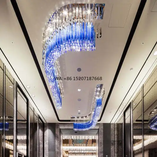 Custom Made Chandelier Bespoke Large Pendant Lights Special Design Hanging Lamp for Residential and Commercial Space