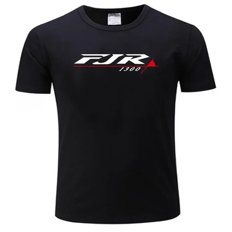 Men Black T Shirt Japan Motorcycles FJR 1300 MOTORCYCLE T-SHIRT FJR1300 TEE T-SHIRT Summer Man Casual High Detail Tees Shirt