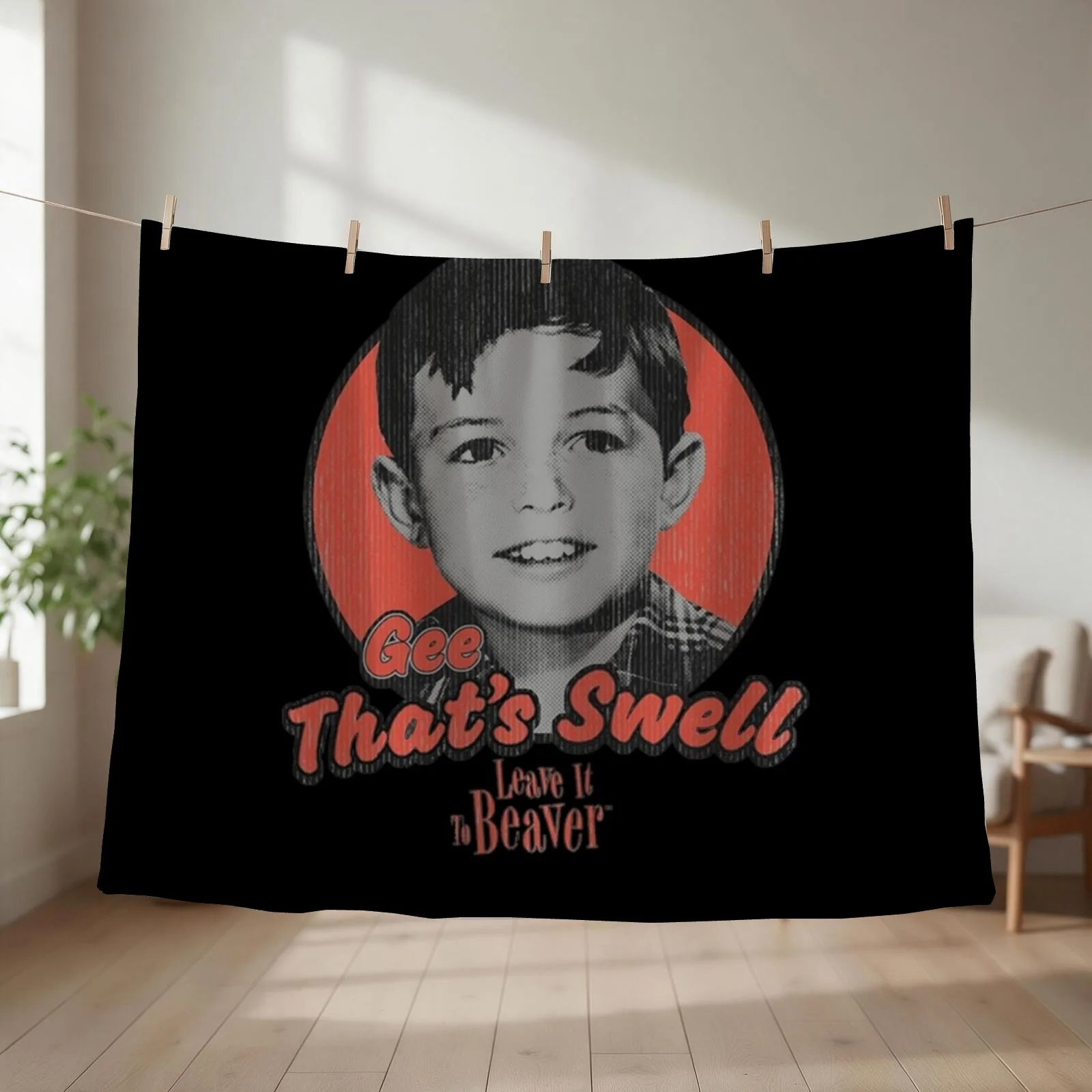 Leave It To Beaver Throw Blanket for sofa Stuffeds Winter beds Decoratives Blankets