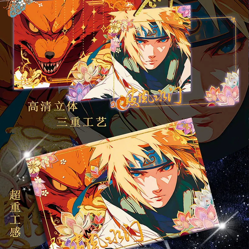 أحدث حافظة لعام 2025 للبيع بالجملة مقاس A5 من Fanxi Culture Naruto 2 لوحة تجميع Sasuke Playing تجارة عمل فني CCG TCG هوايات هدية