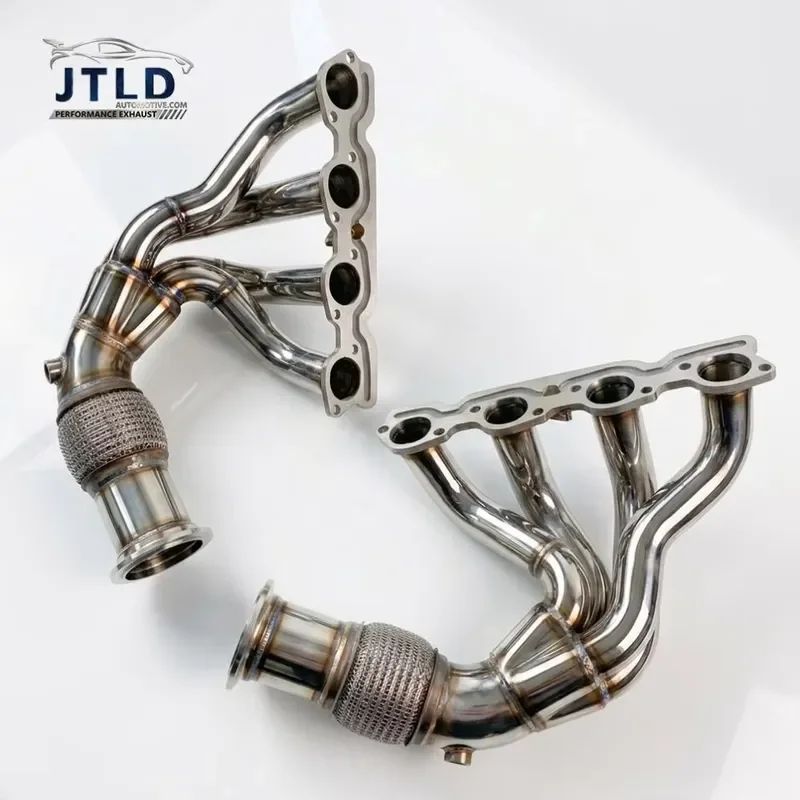 JTLD High Quality 304ss Exhaust Manifole Headers for Ferrari 458 Italia / Spider 2010-2015 4-to-1 Long Tube