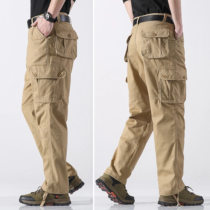 Nuovo Design moda pantaloni Cargo uomo Logo personalizzato di alta qualità stile Streetwear pantaloni complessivi 2020 primavera estate viola Casual