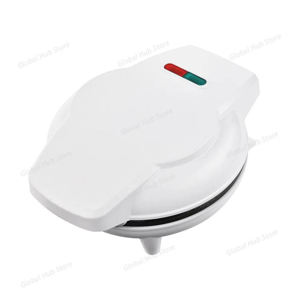 Mini Donut Maker Machine Electric 7-hole Cooking Cake Pan Non-stick Surface for Kids Double-Sided Heating Breakfast Roaster