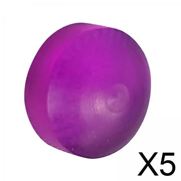 

5x Pool Cue Tip Billiard Cue Head 14.5mm Replacement Pool Tip Repair Cue Tip Care Accessory Glue on, Snooker Pool Stick Tip