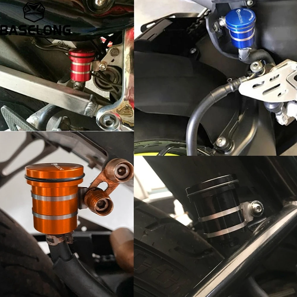 Đa Năng CNC Xe Máy Sau Chứa Chất Lỏng Ly Hợp Xe Tăng Lọ Tinh Dầu Cho KTM 200 DUKE Duke200 Năm 200 Công Tước 2012-2020 2021 2022 23 +