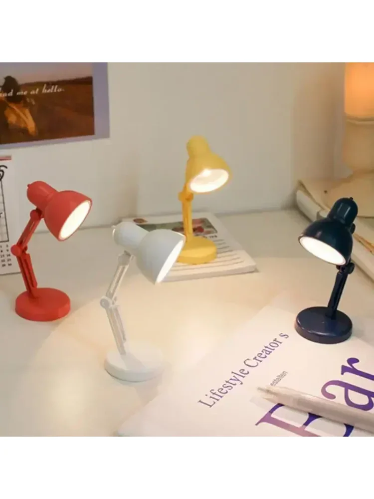 Mini Book Light With Clip LED Table Lamp Foldable Night Home Room Computer Night Lights Eye Travel Book Light Home Appliance