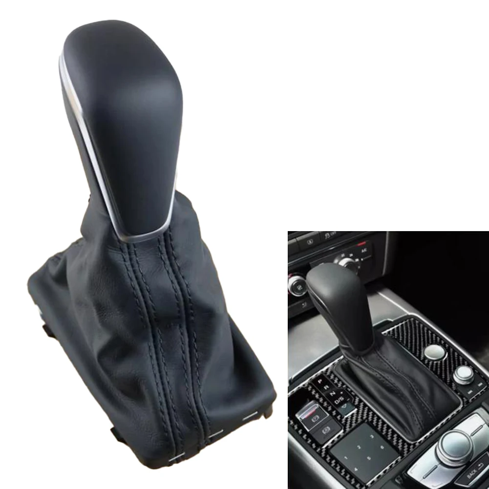 Stylish Gear Shift Knob with Leather Boot Compatible with For New A7 For A6 PA Style C7 2016 2018 for LHD Vehicles