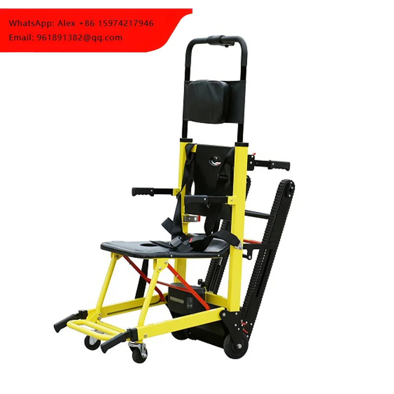 

High-Bearing Capacity Electric Motorized Steel Stair Lift Chair Outdoor Foldable Wheelchair Climber For Inclines