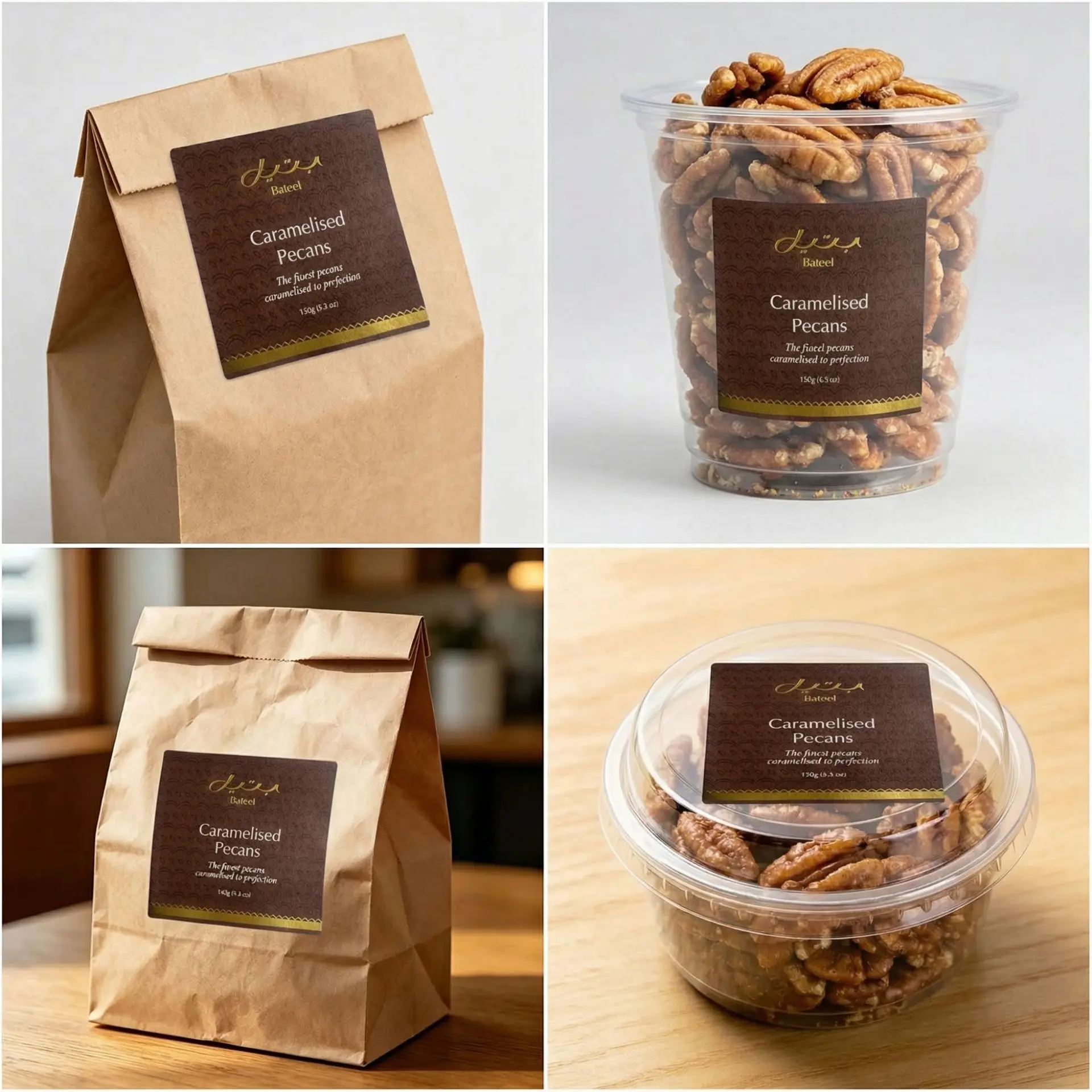 Maßgefertigte Beschichtete Papier-Lebensmittel-Snack-Klebeetiketten für Beutel oder Flaschen – Detail 5