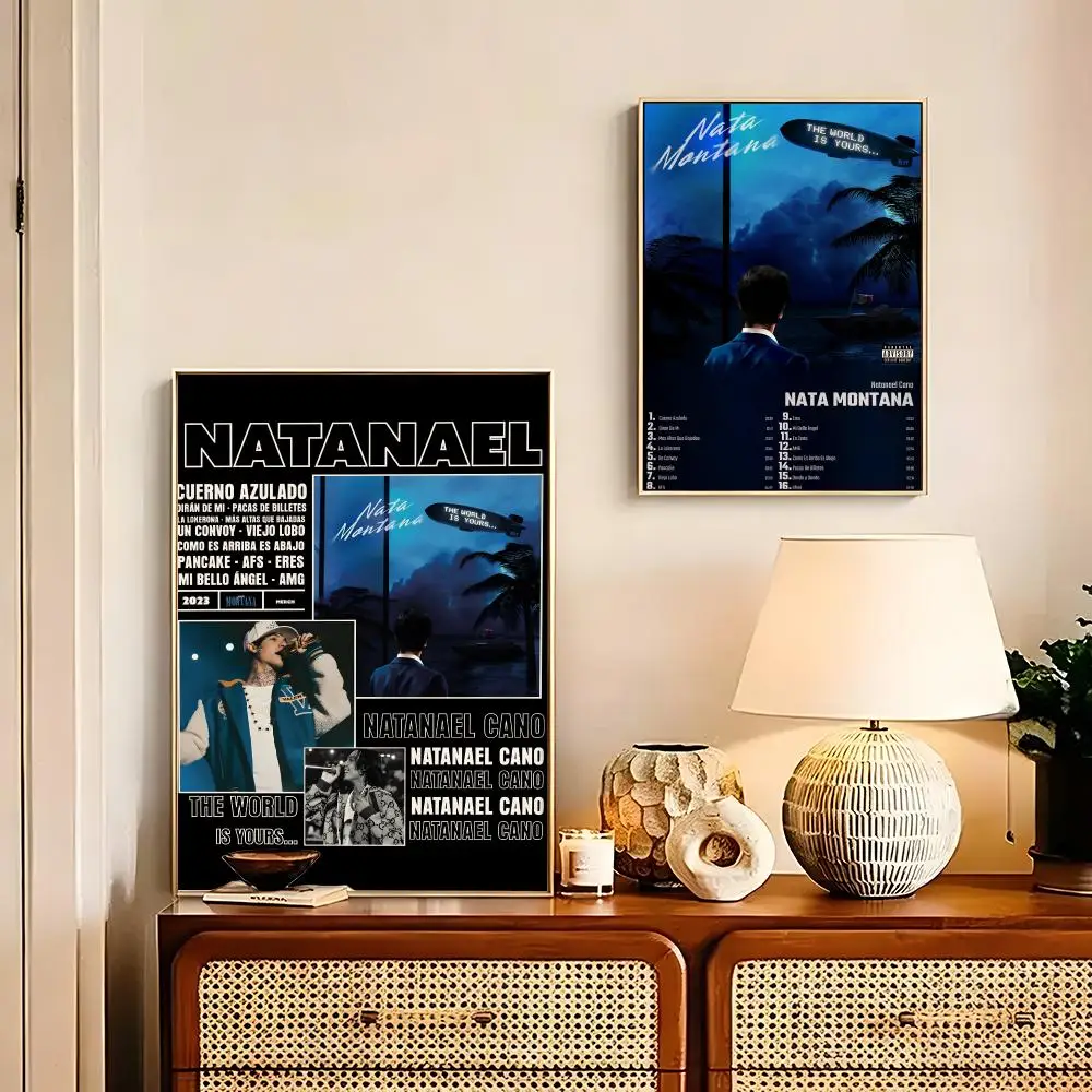 Rapper singer Natanael Cano Poster HD art sticky wall waterproof home living room bedroom bar decoration