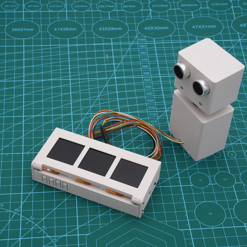 1Set Simulation Attitude Director Indicator Sensor Module RC Model Ultrasonic Radar​ Combination Kit DIY Parts for UAV Model