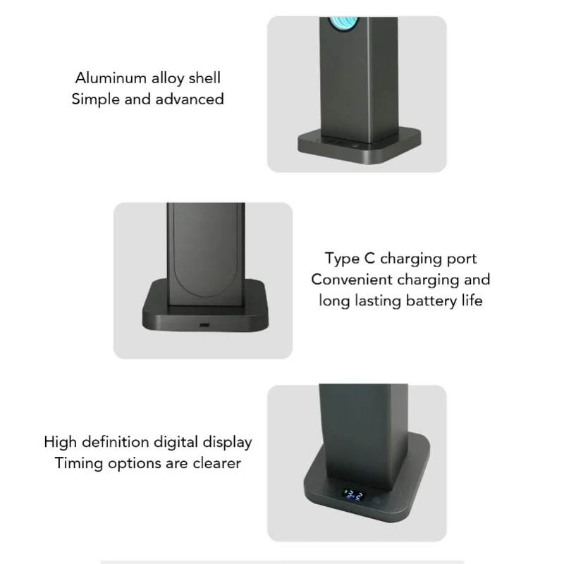 Waterless Scent Diffuser Button APP Control Aluminum Alloy Cold Air Diffusion Scent Machine With Prismatic Lighting Effect