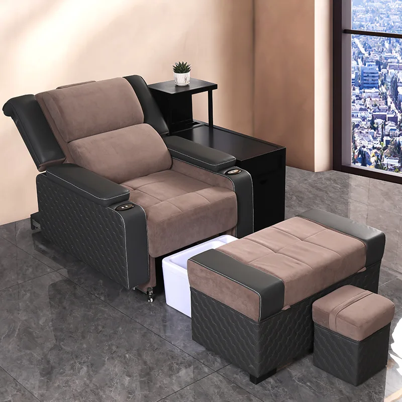 Sofa Ear Massage Chair Spa Pedicure Shop Reclining Chair Sauna Back Massage Bed