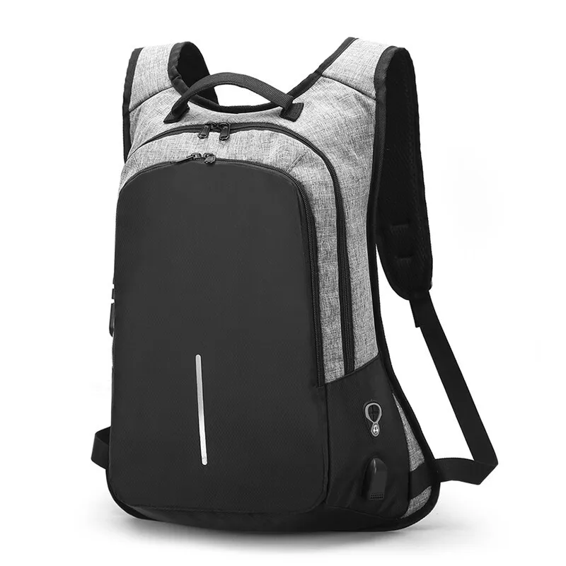 Anti Theft male Mochila 15.6inch Laptop Backpack USB Backpacks Fashion Travel Waterproof School Bag Backpack For men