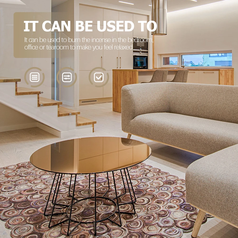 

Retro Incense Burner Home Decor Aroma Stove Creative Censer Holder Compact Bedroom Office Teahouse