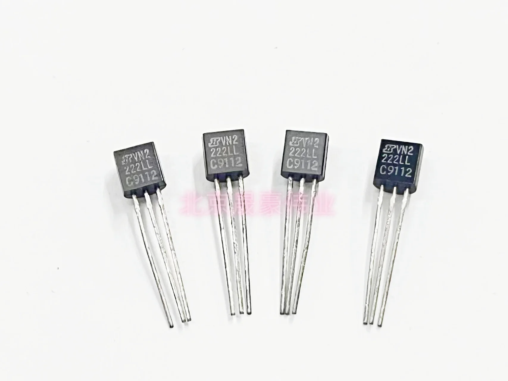 Vishay-フィールド効果トランジスタ、インポート、vn2222l、mosfet、vn2222、2222、to92、10pcs