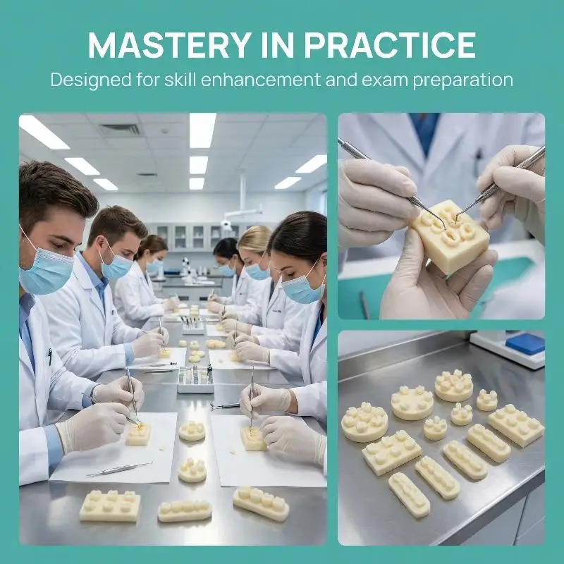 Tooth Morphology Practice Model Root Canal Filling Inlay Resin Training Module for Professional  Education