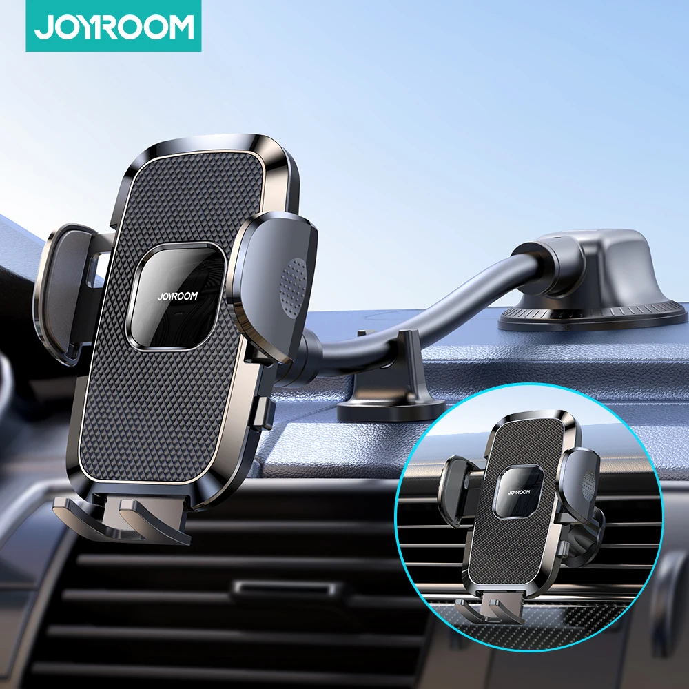 

Joyroom Universal Dashboard Phone Holder for Car【360° Widest View】Flexible Long Arm Handsfree Auto Windshield Air Vent Mount