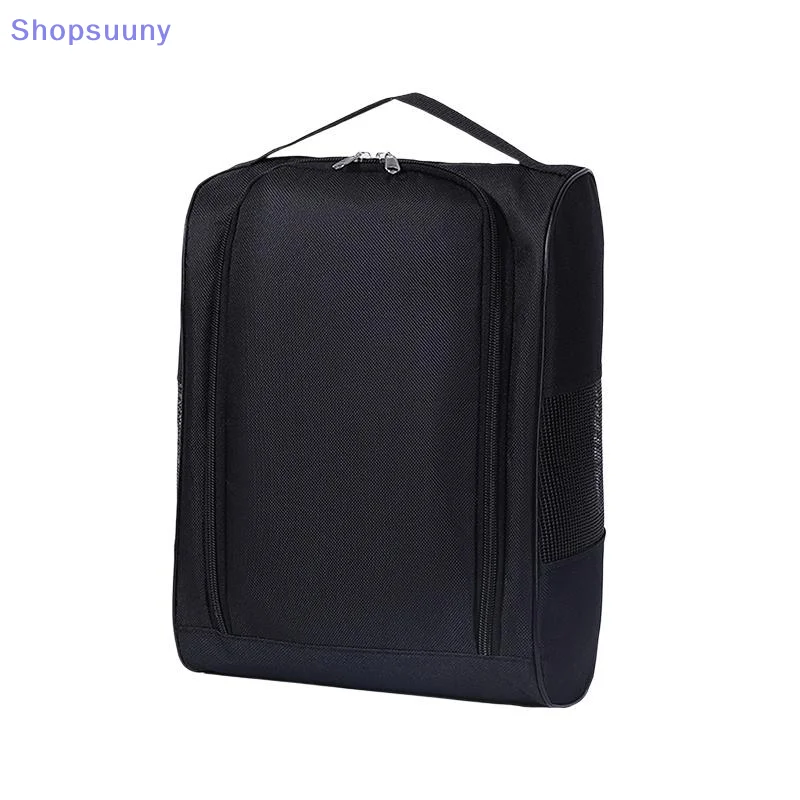 [SU]Portable Oxford Cloth Shoe Carrier Bags Breathable Lightweight Handbag Dustproof Football Tennis Shoe Bag[SU] image 6