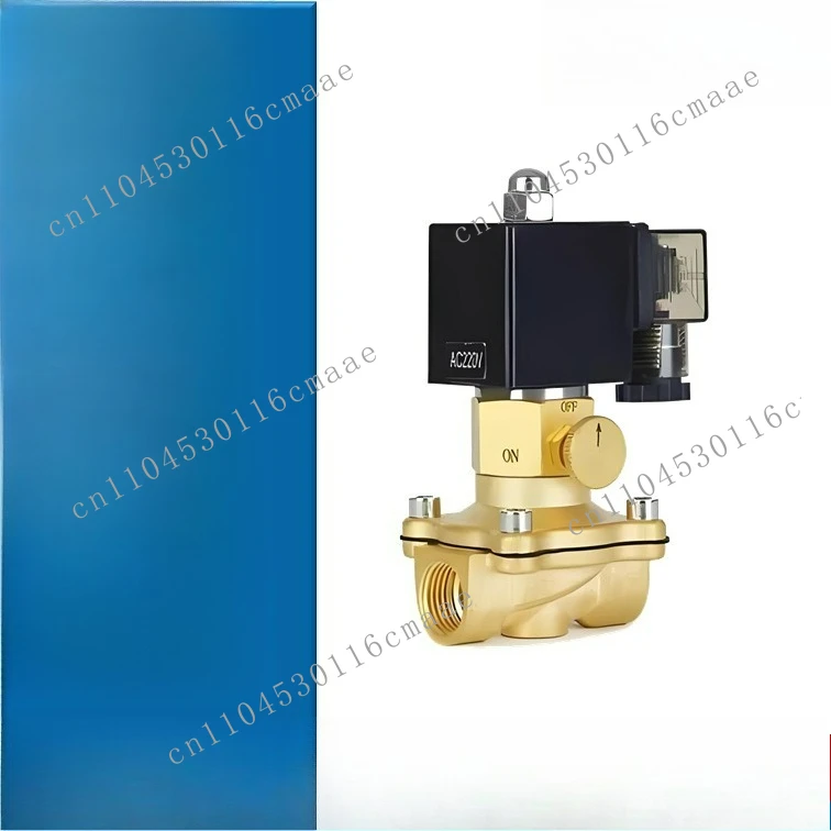 Suitable for power loss with manual solenoid valve, normally closed stainless steel 304 internal thread