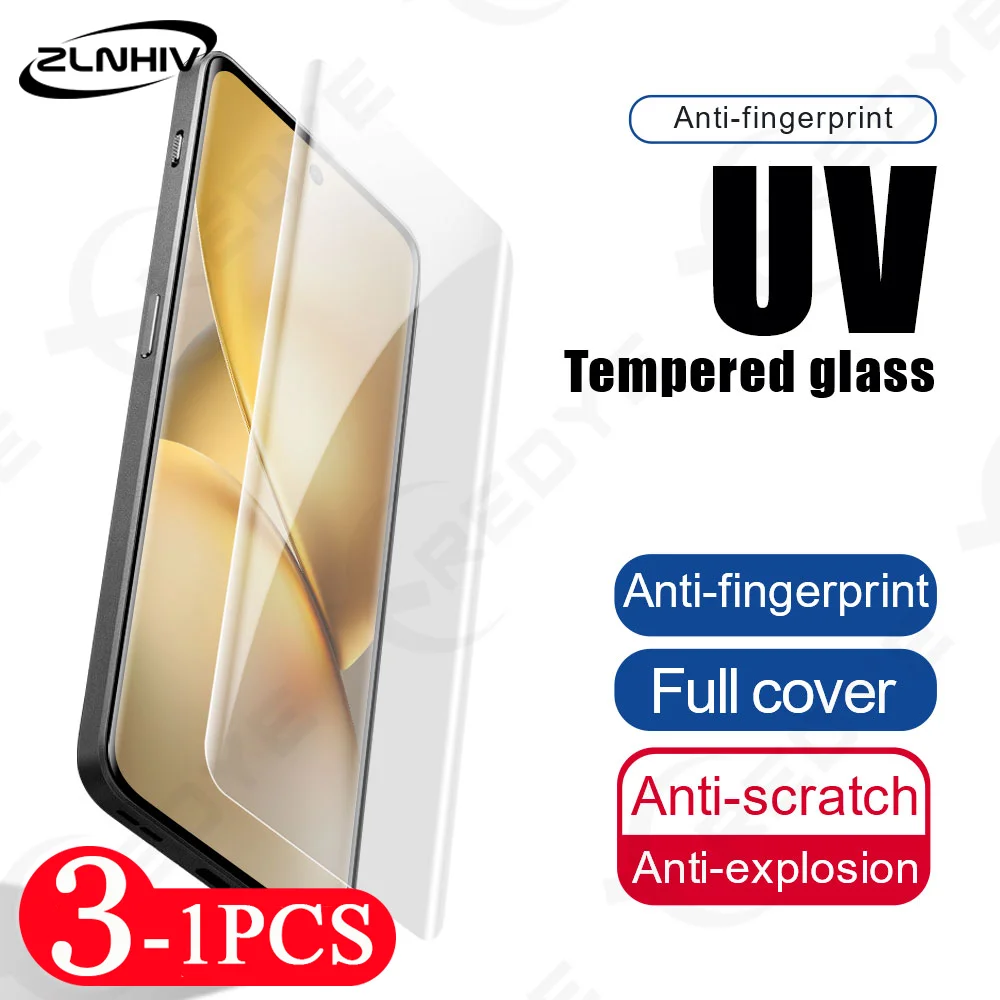 3/2/1Pcs UV Tempered Glass Protective Film for vivo X100 Ultra Glass Smartphone Screen Protector X200 X90 X80 S20 S19 S18 Pro