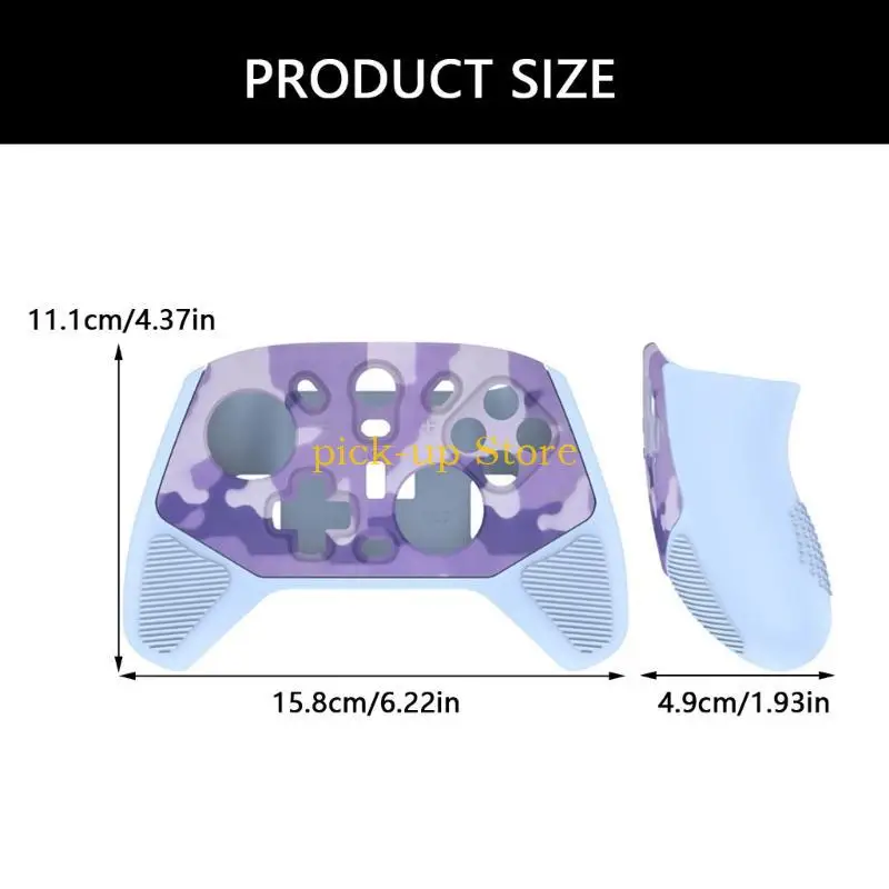 Q5WA Schutzhülle Shellabdeckung für Gaming -Controller kratzfeste Hautabdeckung Flexible Abdeckungszubehör