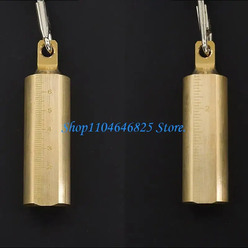 Accurate Oil Tanks  Depth Tape Brass Weight Metric & inches  Scale  Measurement Tape