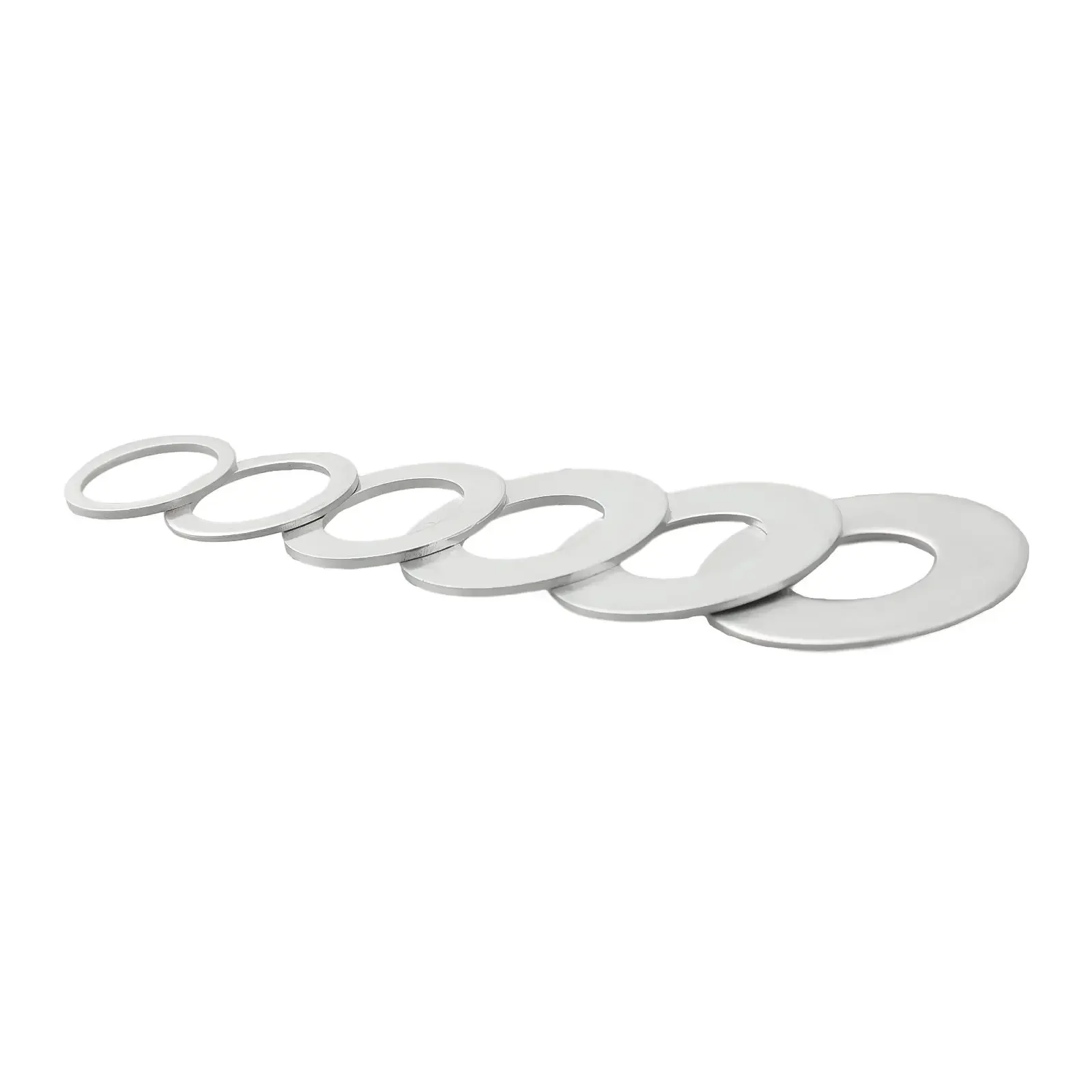 Accessories Circular Saw Ring Exhibition Hall 6Pcs Set Adapter Ring Conversion Washers Metal Mitre Saw Silver 100% Brand New