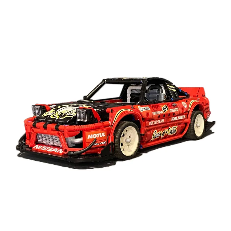 MOC-72415 180SX Tracking Attack Racing Splicing Assembly Building Block Model • 1331 Parts Building Block Boy Birthday Toy Gift