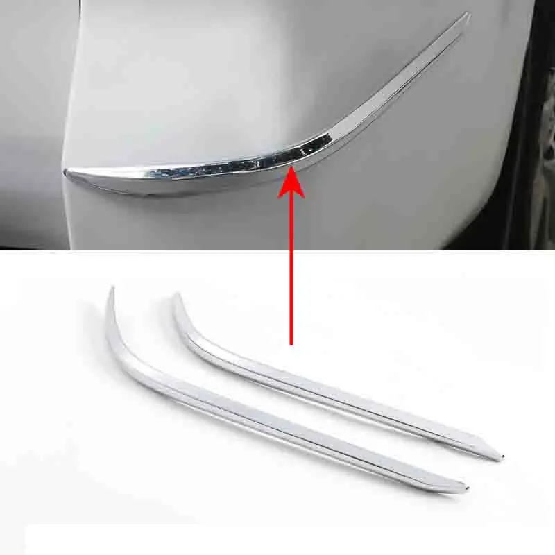 

ABS Chrome Rear Bumper Corner Molding Trim For Toyota Prado Fj150 2018-2021