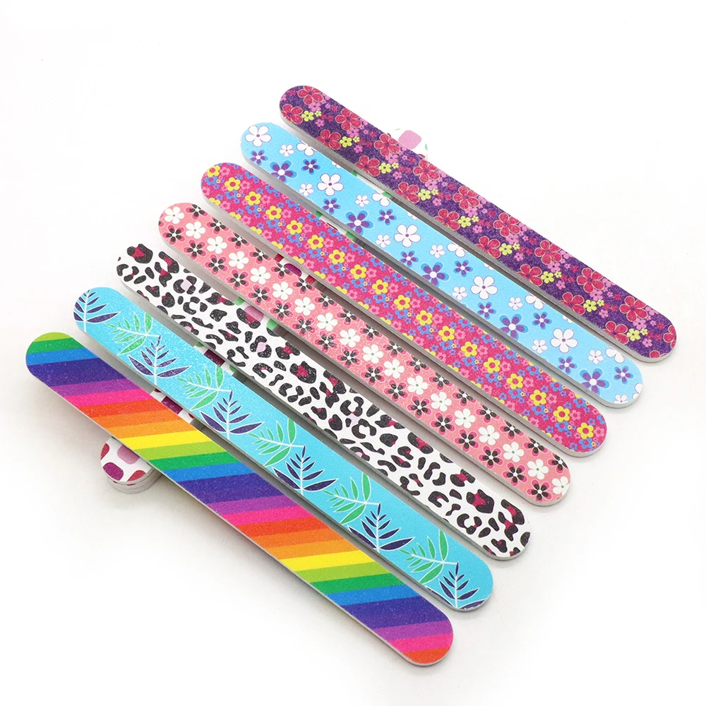 4-8-шт-красочная-наждачная-пилочка-для-ногтей-двухсторонняя-пилочка-для-ногтей-с-зернистостью-180-180-длина-7-дюймов-маникюрные-пилочки-аксессуары-для-ногтей-и-инструменты