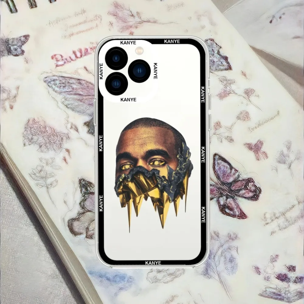 Rapper Kanye West Graduation Phone Case For iPhone 13 14 15 Mini 11 12 Pro Max Transparent Shell