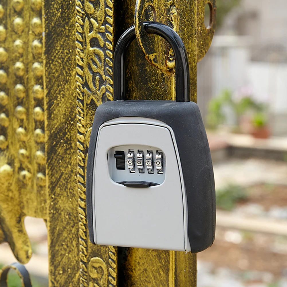 Password Key Lock Storage Security Metal WallMounted Safe Combination Lock Box Waterproof AntiRust House Car Keys Apartment