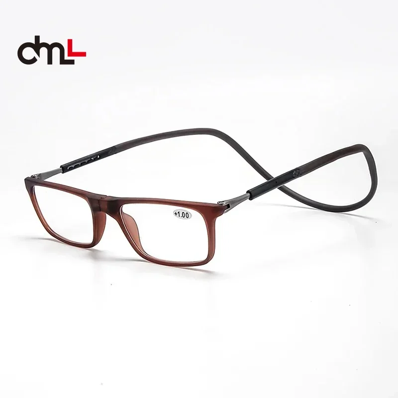 DMLNew Folding Neck Presbyopia High Clear Resin Fashion Magnet Presbyopia Anti Fatigue Presbyopia Wholesale Reader Reading Glass