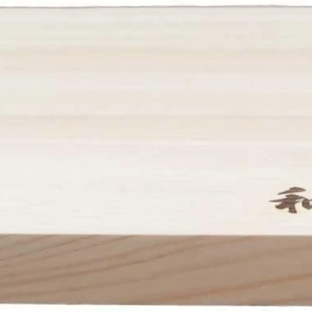 Tábua de corte média japonesa Premium Hinoki Cypress, feita à mão no Japão, marrom