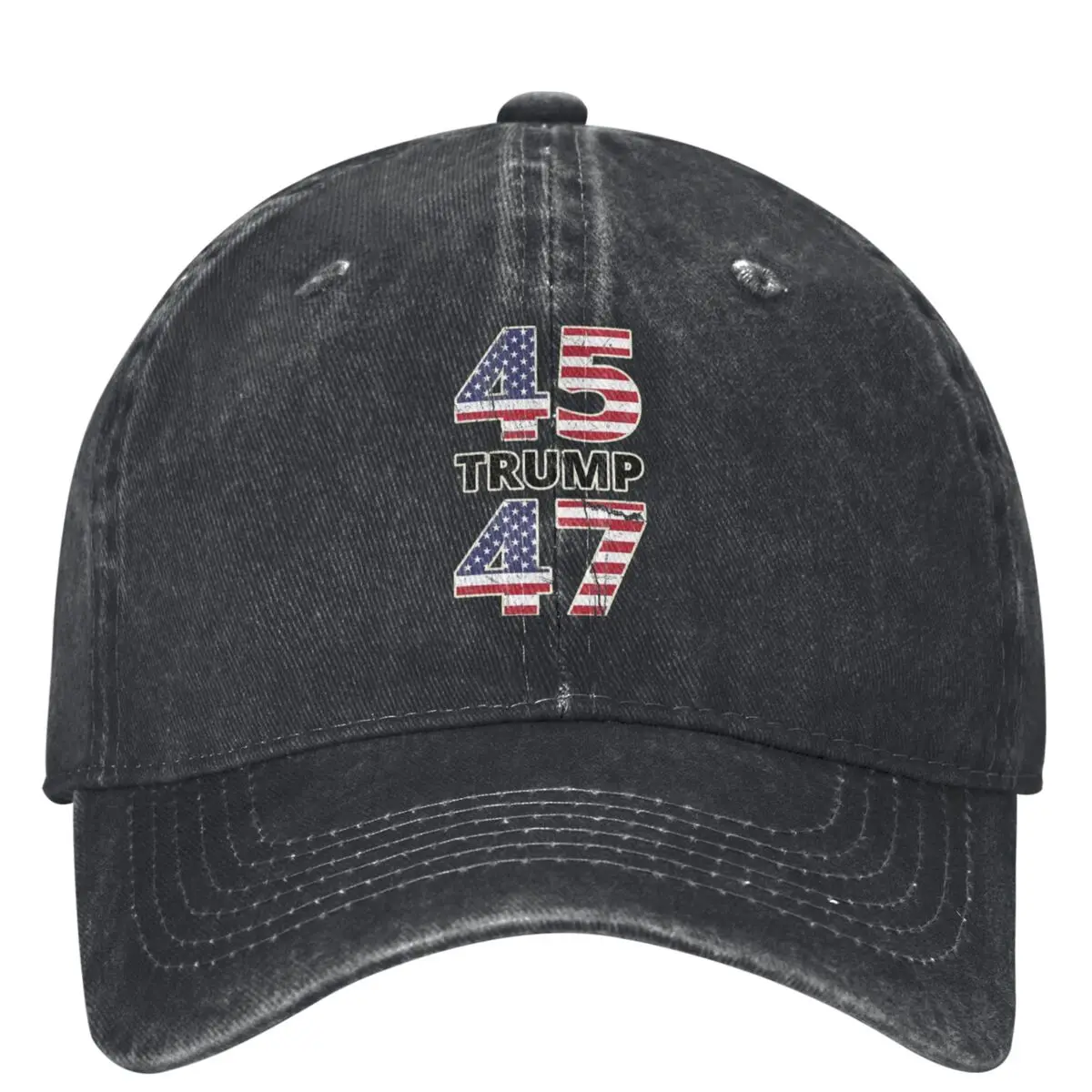 Trump-gorra de béisbol para hombre y mujer, gorro clásico desgastado, ajustable, 45, 47, 2024