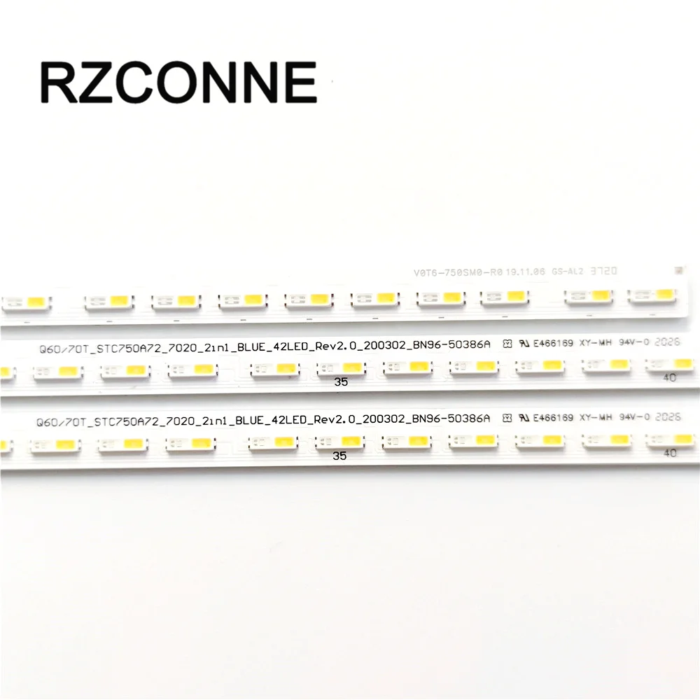 

LED Backlight strip 42 lamp For BN96-50386A V0T6-750SM0-R0 LM41-00860A STC750A72 QN75Q7DTAFXZA QN75Q70TAFXZA CY-RT075FGAV1H