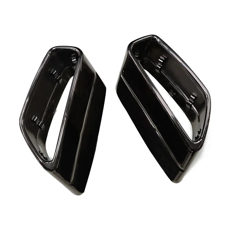1 paar Uitlaatdemper Cover Trim voor BMW 5 Serie G30 G31 2018-2021 ALLEEN Past op Originele Vierkante Uitlaat Uitlaatpijp Finisher - afbeelding 1