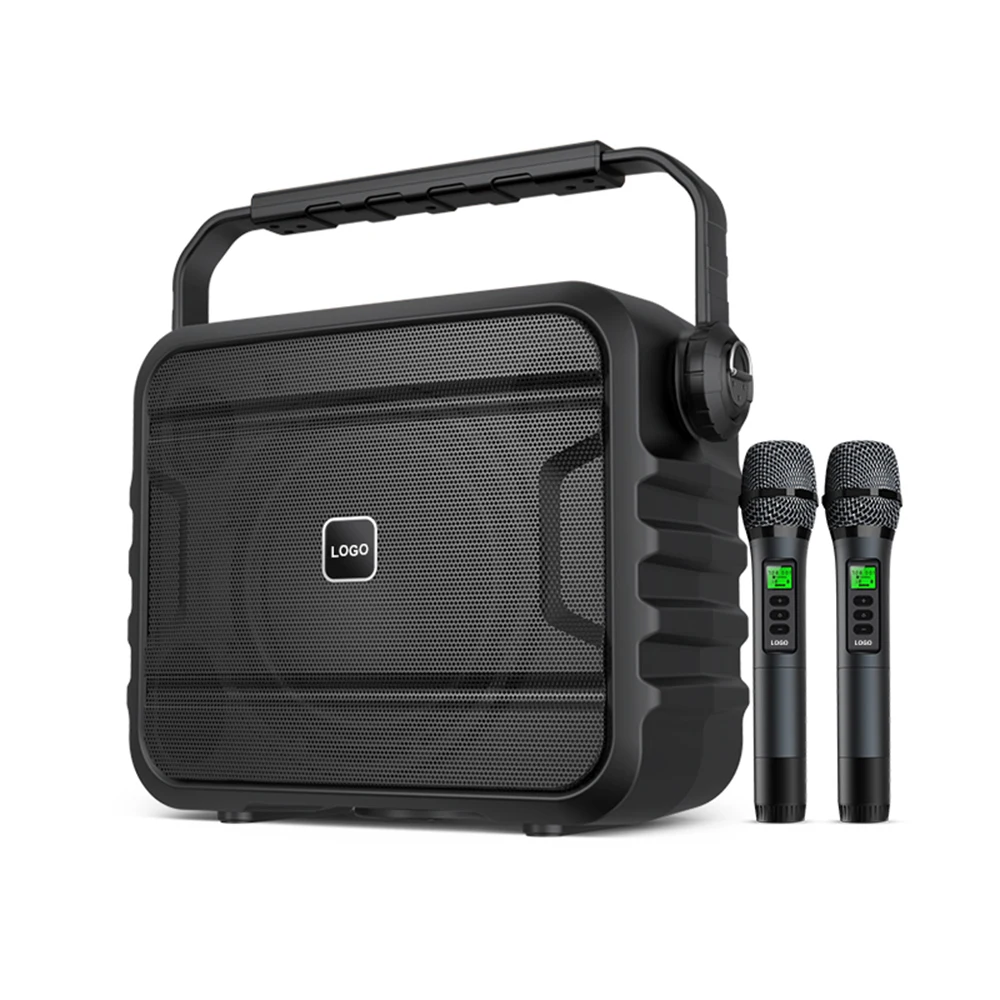 

Portable Bluetooth Outdoor PA Speaker System with Bass/Treble, Remote Control, Best Wireless Speaker with Microphones