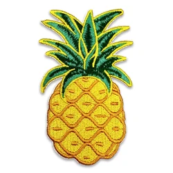 10/20 PCS Pineapple Fruit Embroidery Patches for Bag Jeans Iron On Applique for Clothes Small DIY Accessories DIY