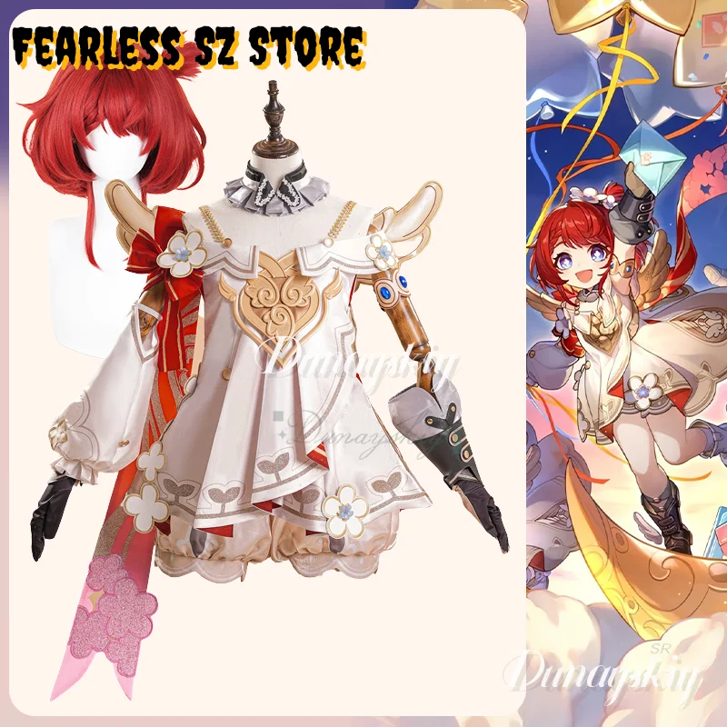 

Игра Honkai Star Rail Tribbie Косплей disfraz Triplets Of Fate Парик Tribbie Женское платье Аксессуары Хэллоуин Карнавальный костюм для вечеринки