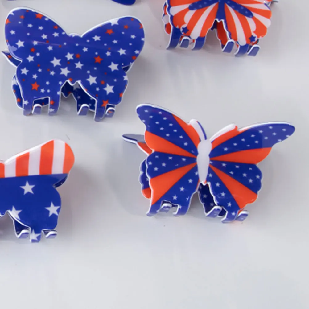 

Butterfly Star Hairpins Plastic Barrettes Mini Clips for Women Girls Hair Accessories Teen Fashion Claw Thin Hair