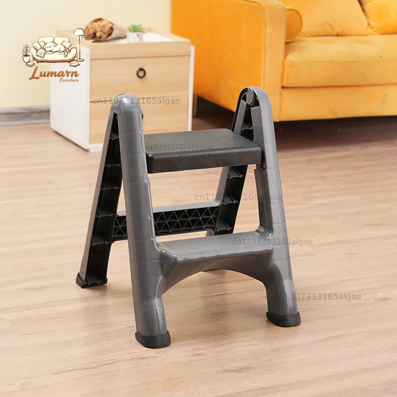 Car Beauty Folding Two-step Ladder Household Multi-functional Plastic Car Wash Climbing Ladder Portable Small Ladder Stool