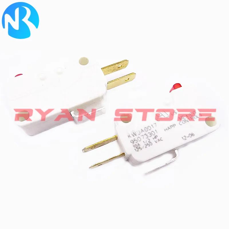 2PCS 100%New Original Large Micro Switch KWJA0017 10A 125V Water Heater limit Touch Switch 10A/125V Reset Stroke Straight Handle