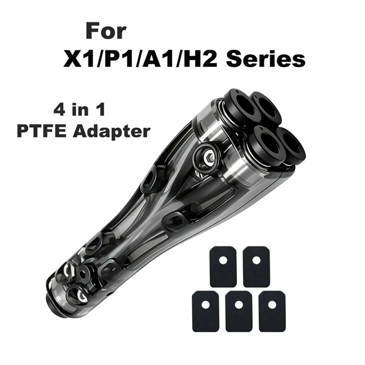618 Mega Sale 4-in-1 PTFE Adapter for Bambu Lab Filament Splitter for A1 X1 P1 H2 Series 3D Printer Accessories