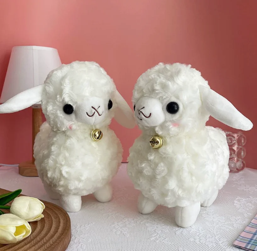 New Spot White Sheep Toy Cute Animal Pillow Interior Decoration Sofa Ornaments Holiday Surprise  Holiday  Souvenir  Gift
